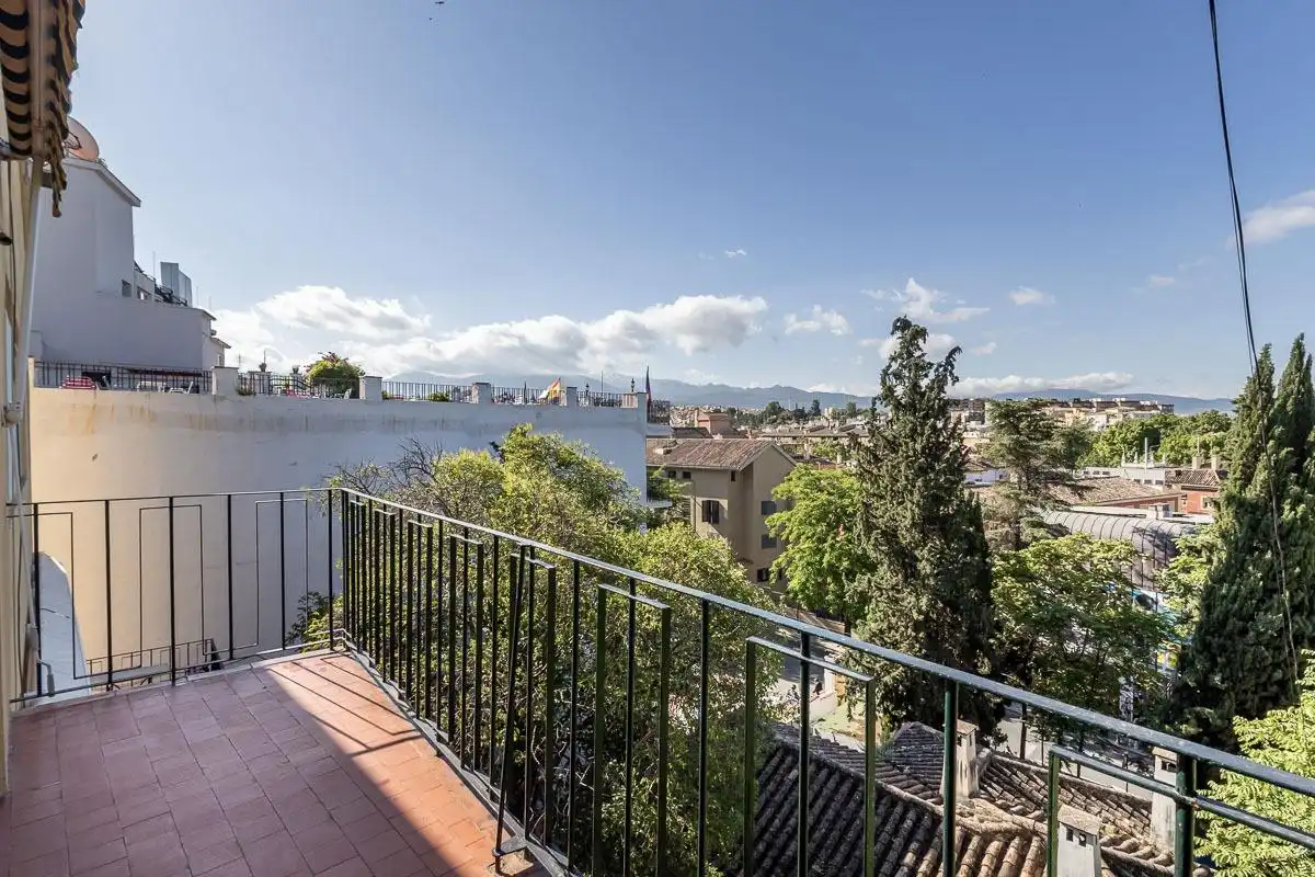 Terrace of Flat for rent in Granada  with Air Conditioner and Heating