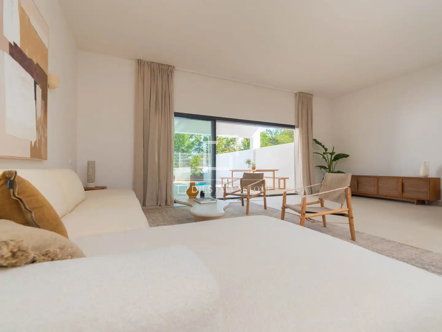 Dormitori de Casa o xalet en venda en Sant Josep de sa Talaia amb Aire condicionat, Jardí privat i Terrassa