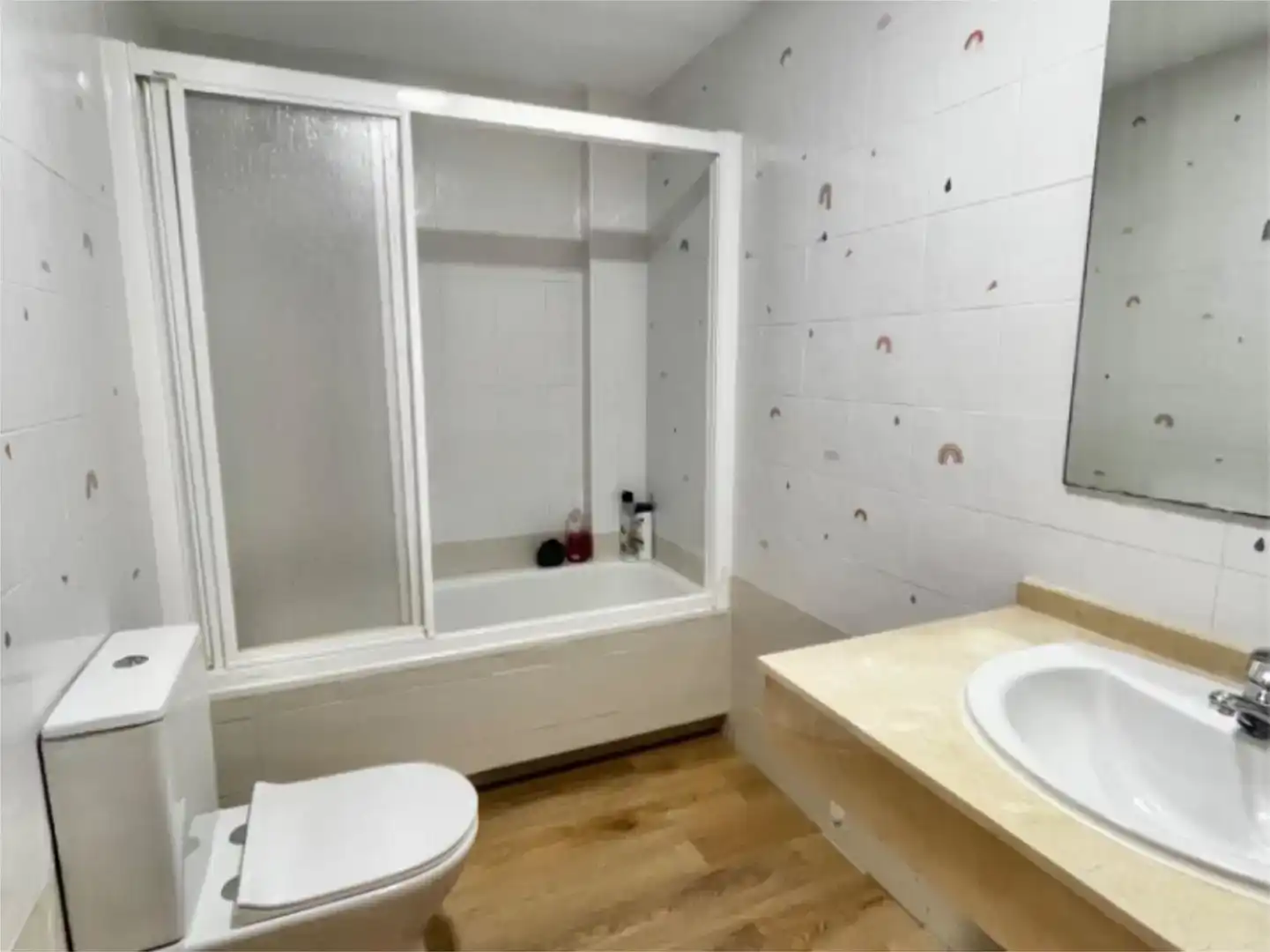 Bathroom of Flat for sale in Mojácar  with Air Conditioner, Private garden and Parquet flooring