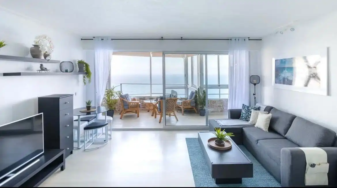 Sala de estar de Loft en venta en La Matanza de Acentejo con Piscina, Amueblado y Balcón
