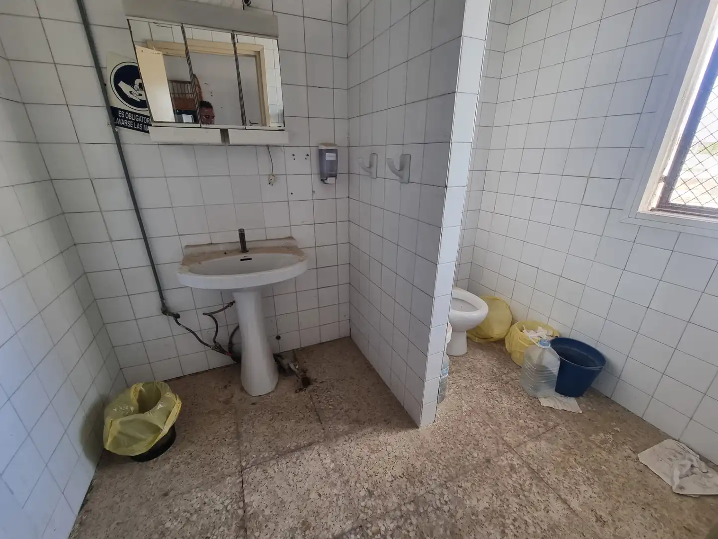 Baño de Nave industrial de alquiler en Pechina