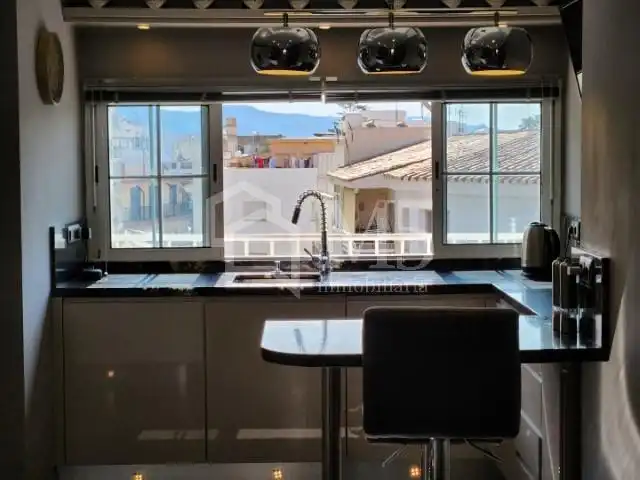 Kitchen of Flat for sale in Nerja  with Air Conditioner, Terrace and Furnished