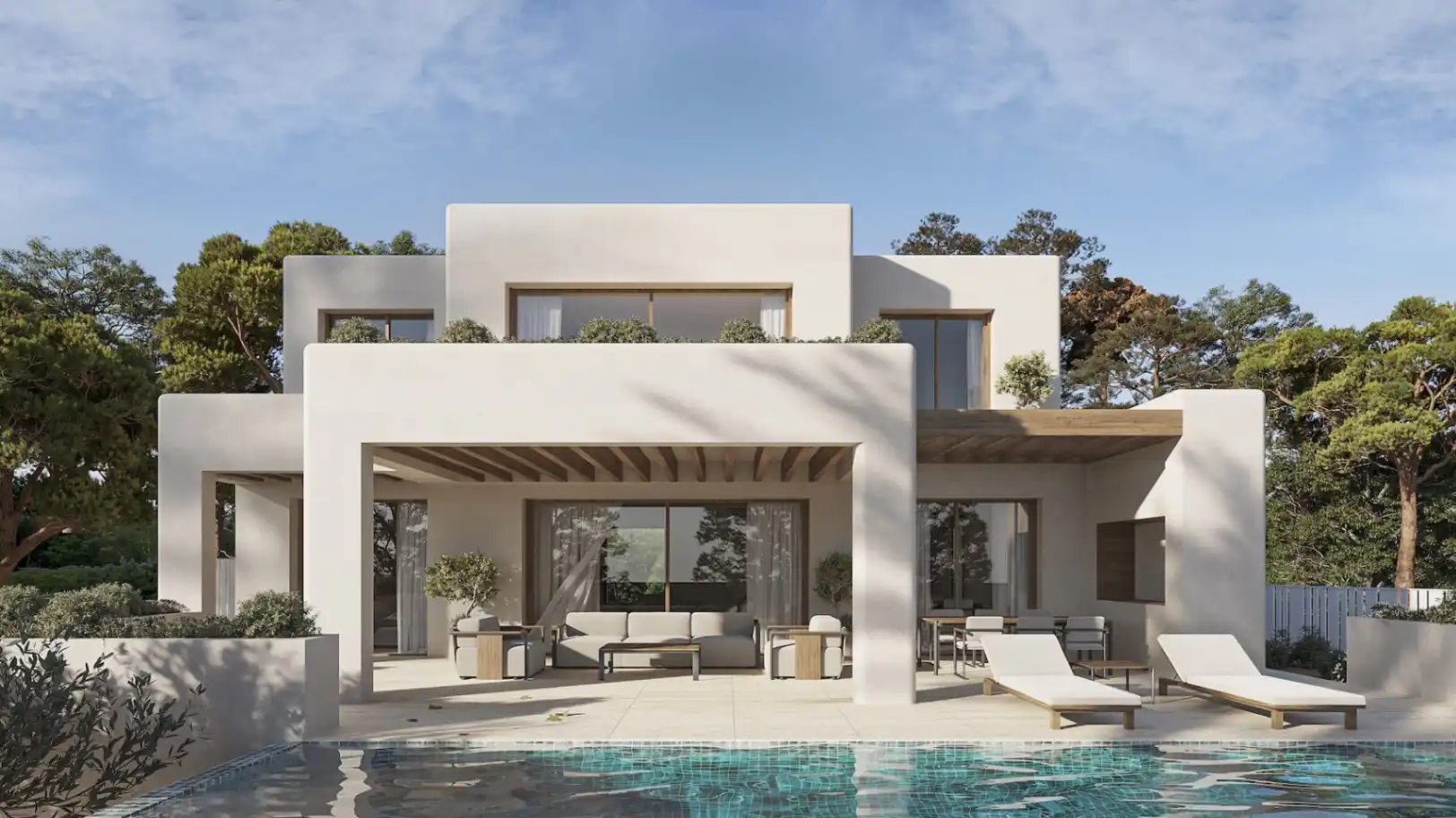 Chalet con terraza en venta en La Fustera