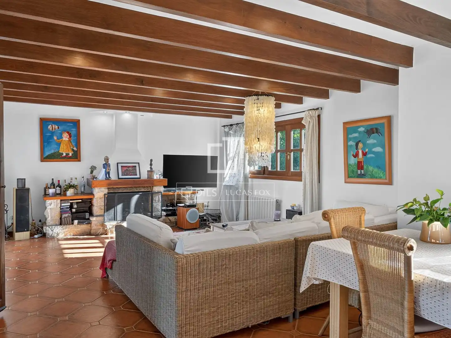 Living room of Houses for sale in Santa Ponça