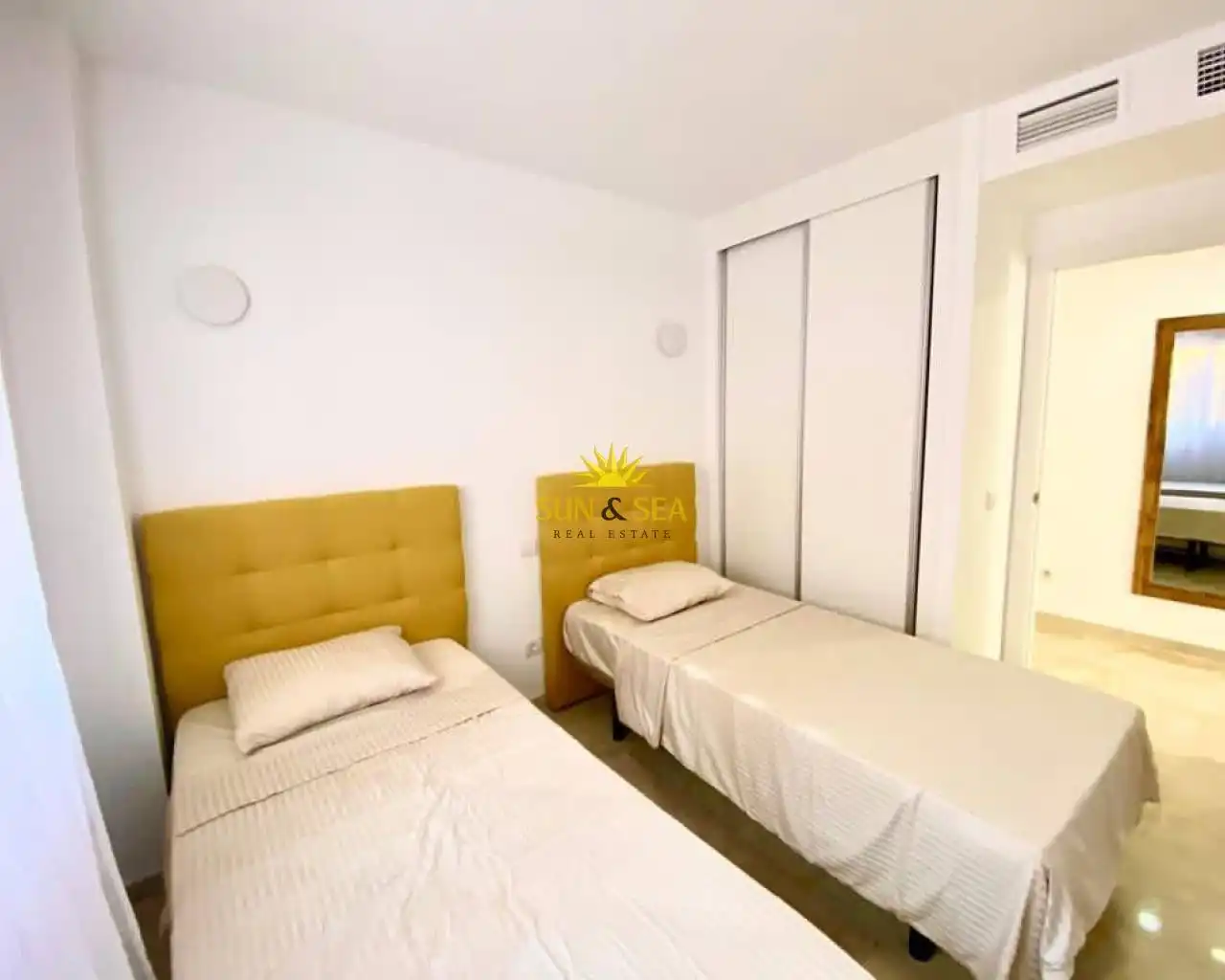 Bedroom of Apartments for rent in Torrevieja  with Air Conditioner, Heating and Terrace
