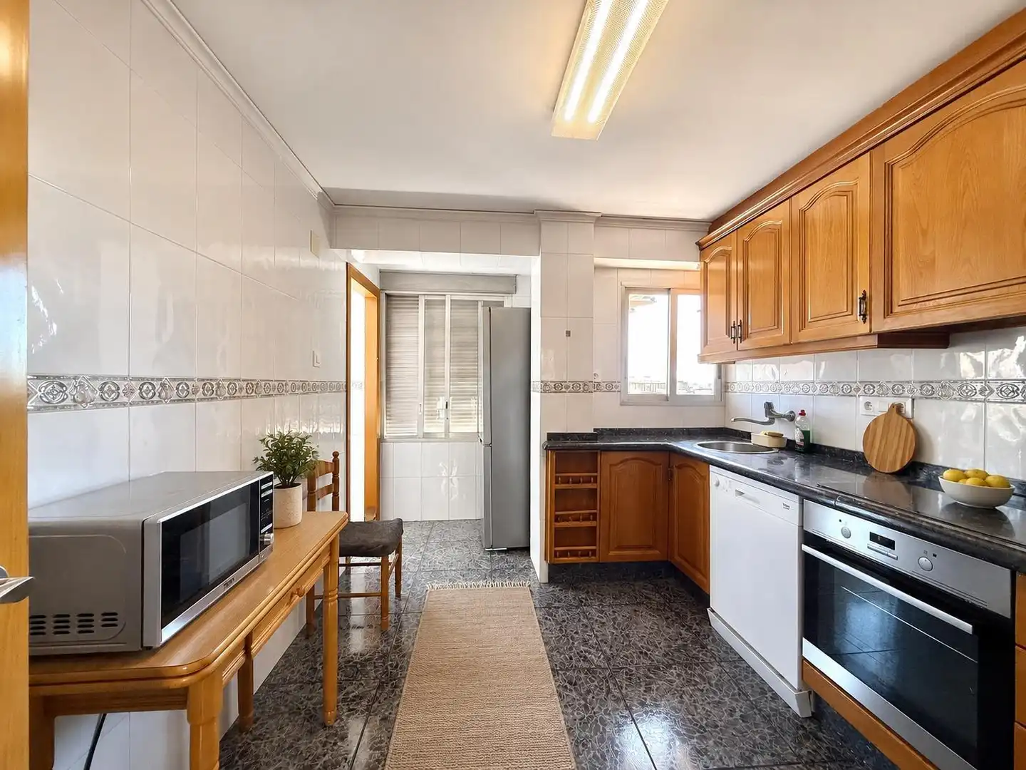 Kitchen of Flat for sale in Benifaió  with Air Conditioner, Storage room and Furnished
