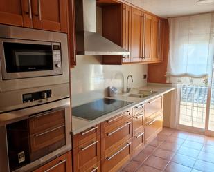 Kitchen of Duplex to rent in Santa Coloma de Farners  with Air Conditioner and Terrace