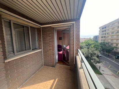 Balcony of Flat for sale in  Zaragoza Capital  with Air Conditioner, Heating and Terrace