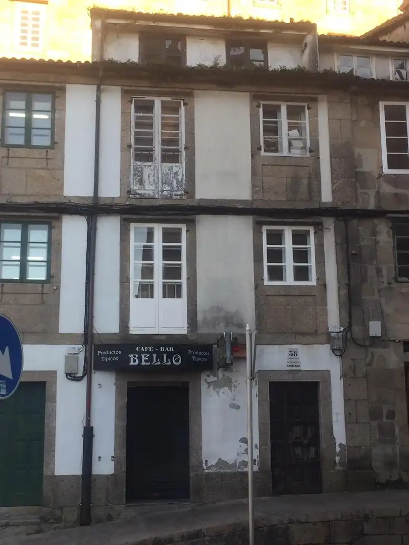Vista exterior de Casa o chalet en venta en Santiago de Compostela 