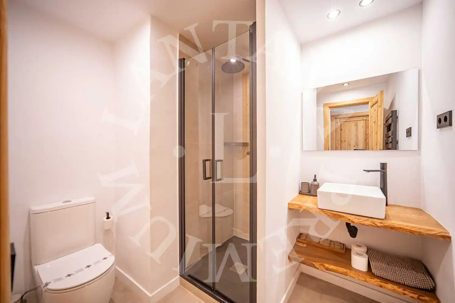 Bathroom of Flat for sale in Naut Aran  with Heating, Parquet flooring and Furnished