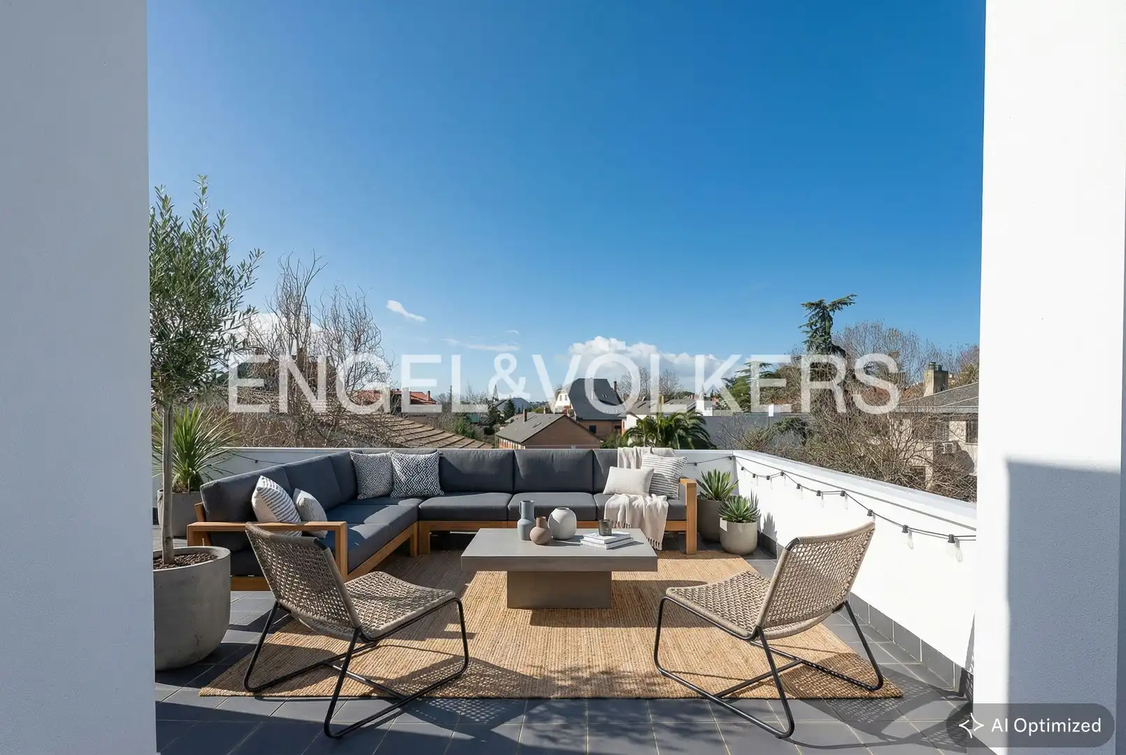 Terraza de Casa o chalet en venta en Madrid con Aire acondicionado, Calefacción y Jardín privado