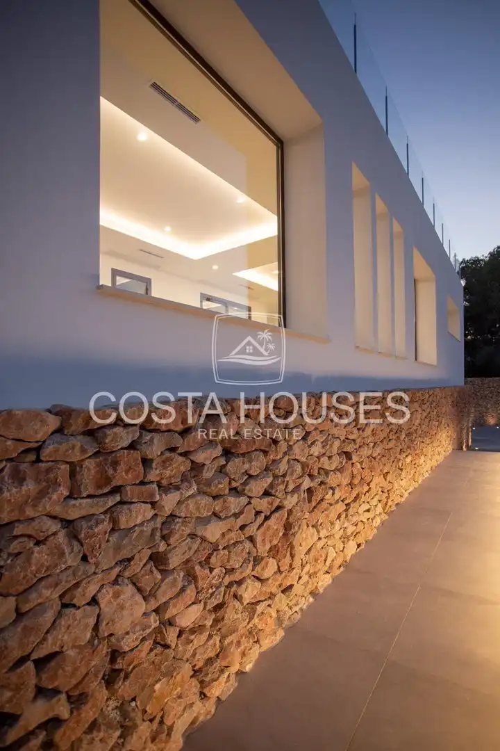 Terrassa de Casa o xalet en venda en Moraira amb Aire condicionat, Calefacció i Jardí privat