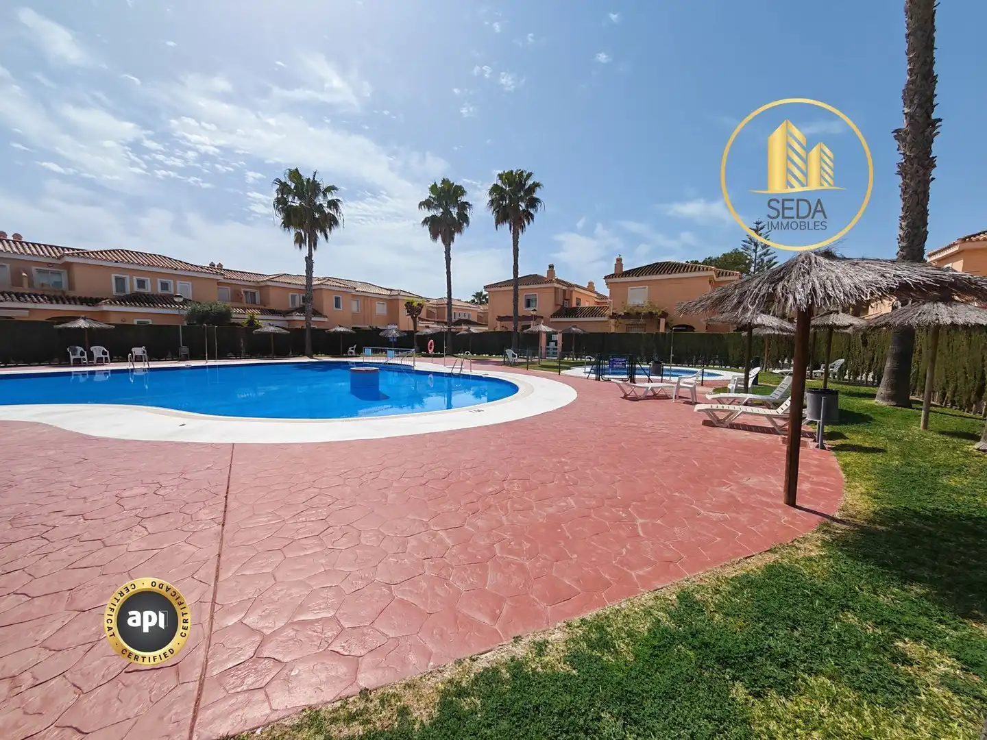Swimming pool of Flat for sale in Vera  with Air Conditioner, Private garden and Terrace