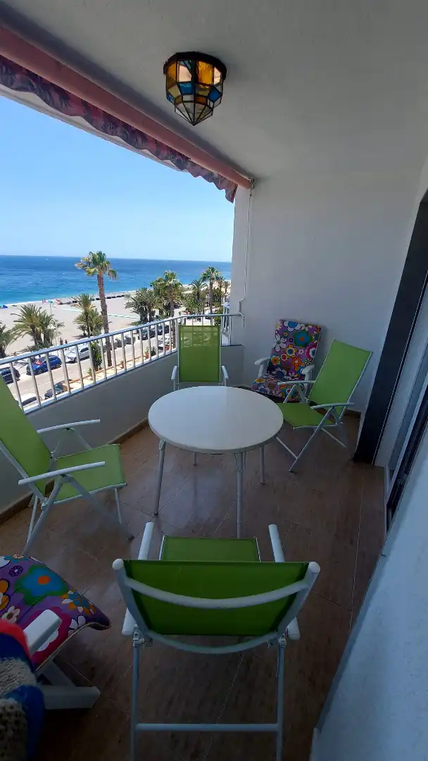 Terrasse von Wohnung zur Miete in Almuñécar mit Terrasse, Möbliert und Ofen