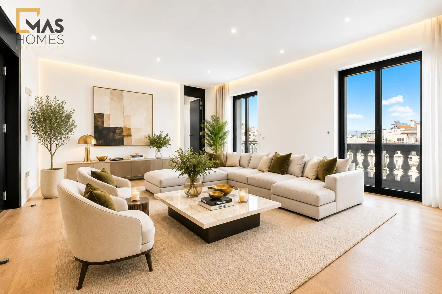 Living room of Flat for sale in Barcelona  with Air Conditioner, Heating and Oven