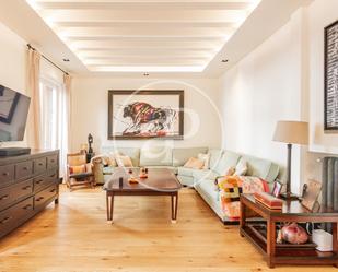 Living room of Flat to rent in  Madrid Capital  with Air Conditioner, Heating and Furnished