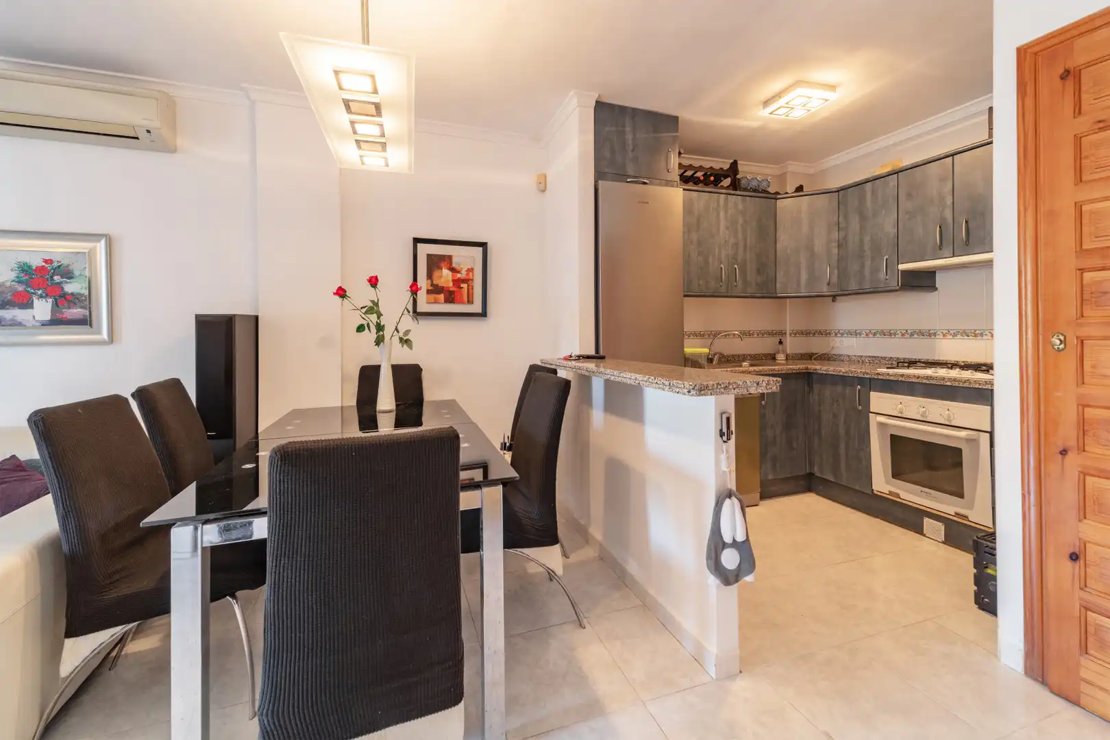 Kitchen of Apartments for sale in Benitachell / El Poble Nou de Benitatxell  with Air Conditioner, Terrace and Swimming Pool
