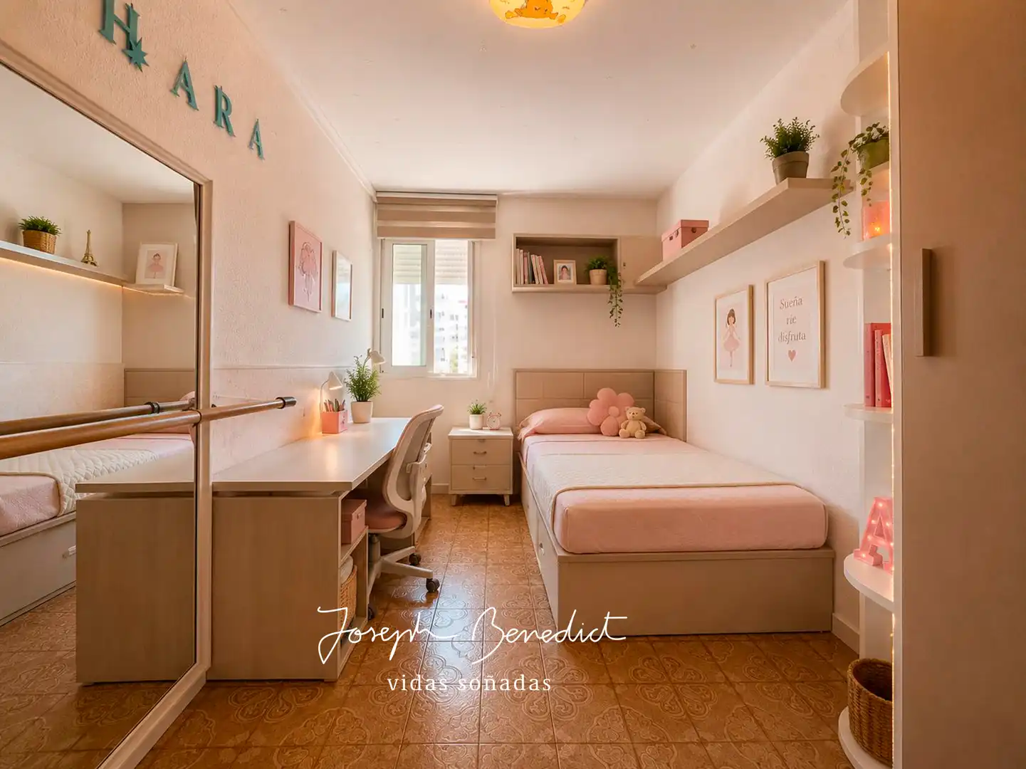 Bedroom of Flat for sale in L'Hospitalet de Llobregat  with Air Conditioner, Heating and Terrace