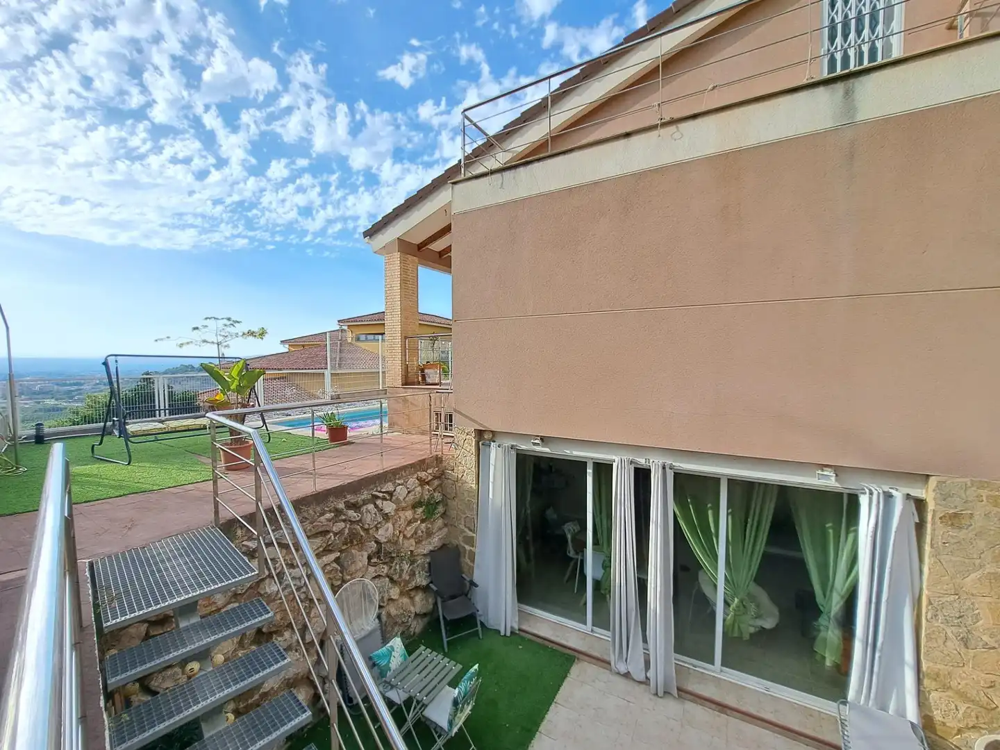 Terraza de Casa o chalet en venta en Alzira con Calefacción, Jardín privado y Terraza