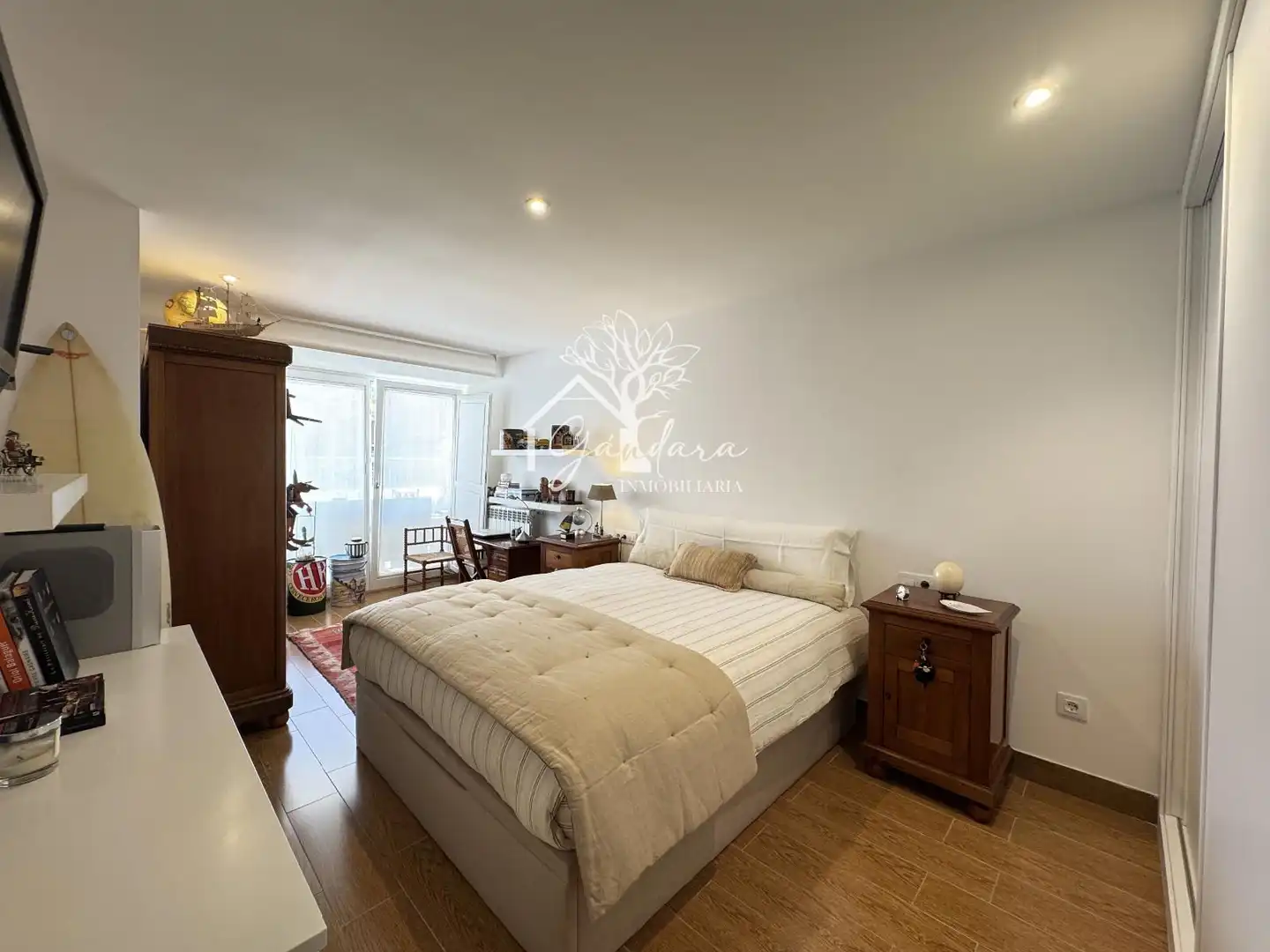 Schlafzimmer von Wohnung zum Verkauf in Ares mit Heizung, Terrasse und Ofen