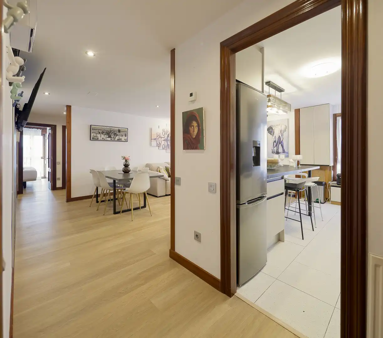 Cocina de Piso en venta en Gijón  con Calefacción, Trastero y Amueblado