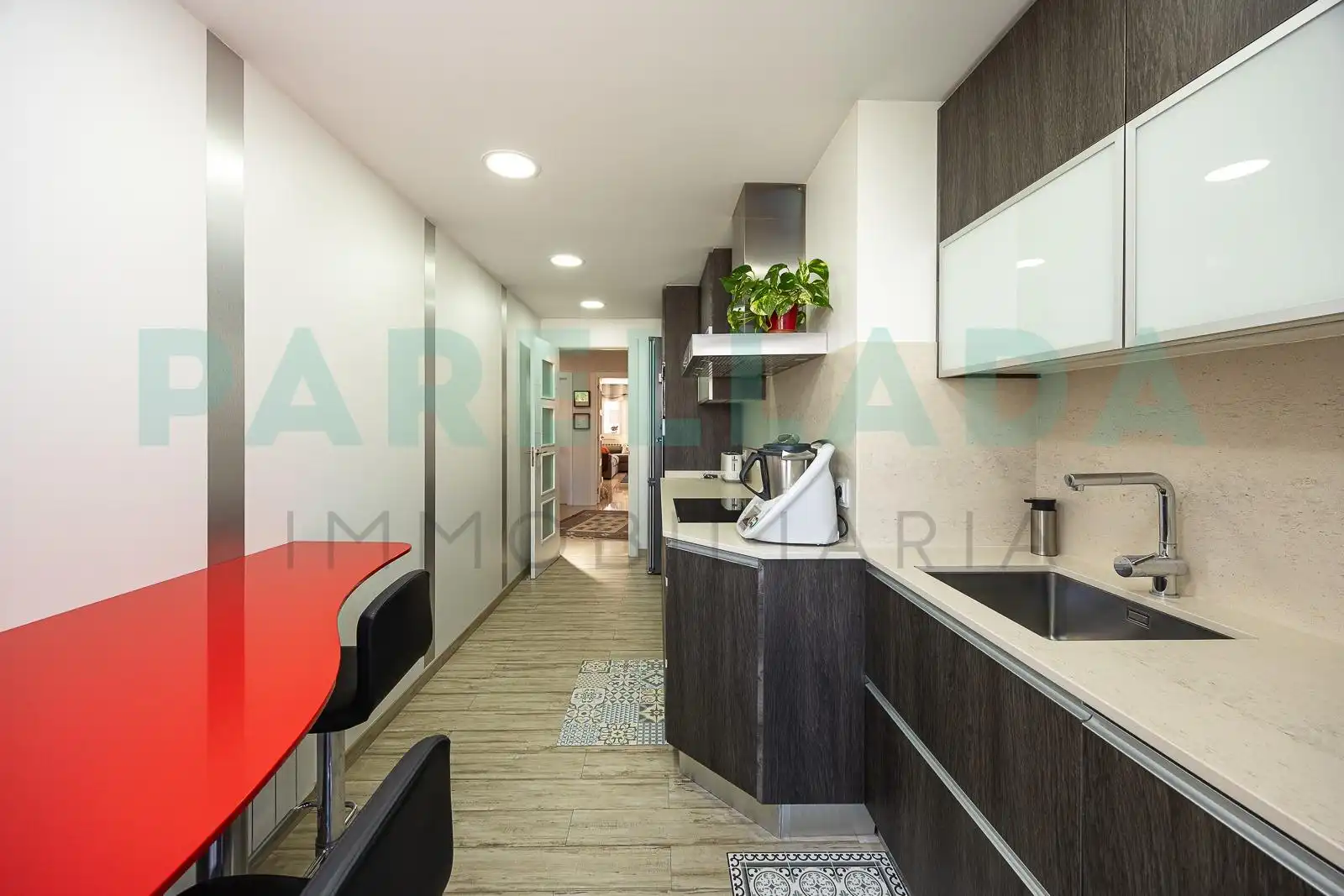 Kitchen of Duplexes for sale in Badalona  with Air Conditioner, Heating and Terrace