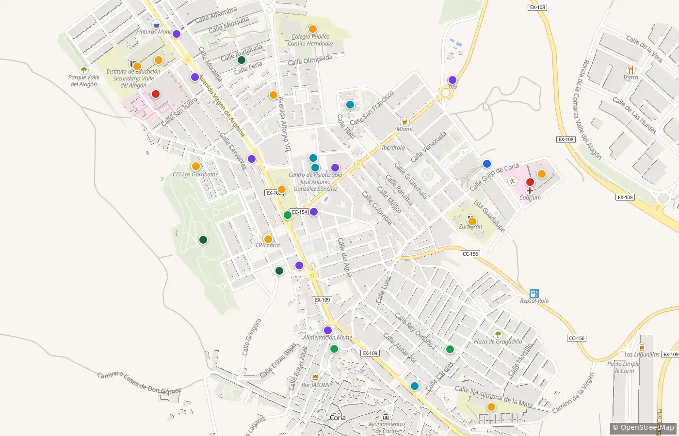 Vista exterior de Piso en venta en Coria, Cáceres
