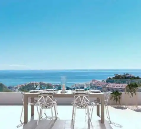 Terrasse von Dachboden zum Verkauf in Fuengirola mit Gemeinschaftspool