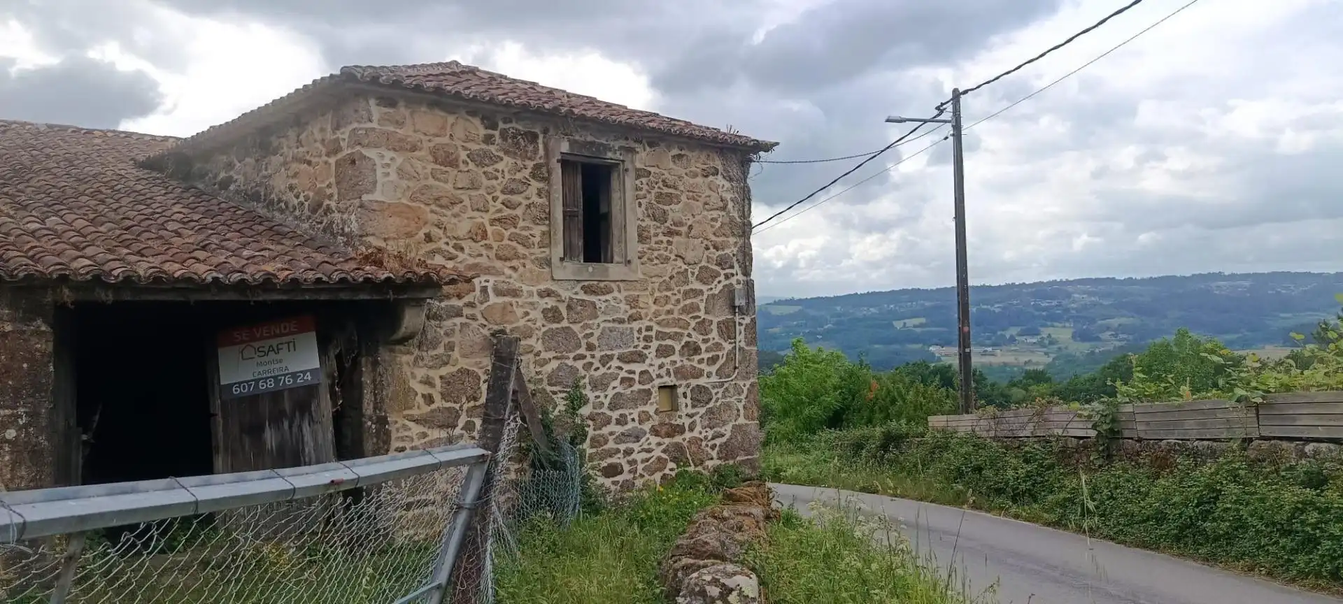 Vista exterior de Finca rústica en venta en A Estrada 