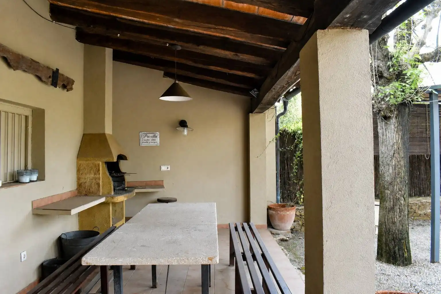 Terrasse von Country house zum Verkauf in Forallac mit Heizung, Privatgarten und Terrasse