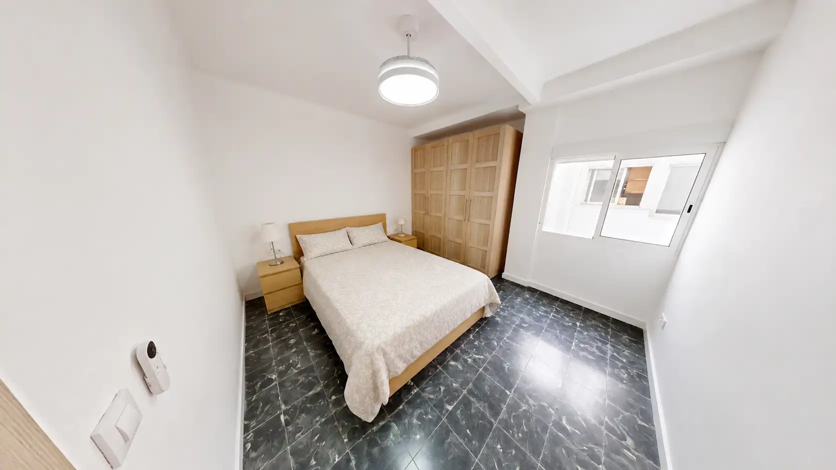 Bedroom of Flat for rent in Alicante / Alacant  with Furnished, Washing machine and TV