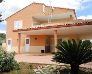 Exterior view of House or chalet for sale in Aielo de Malferit  with Terrace, Swimming Pool and Balcony