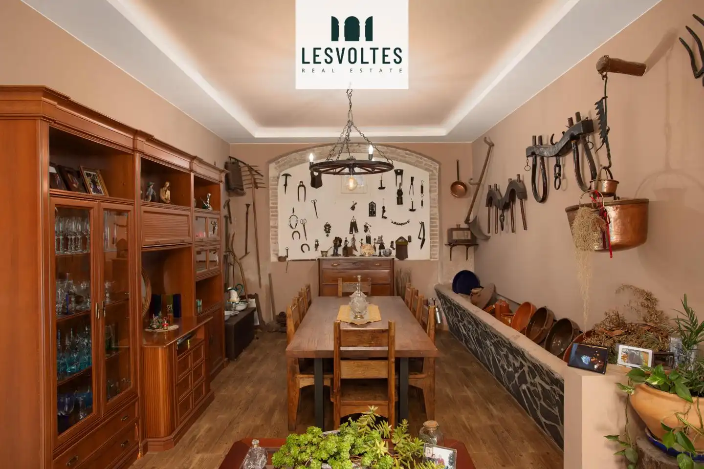 Comedor de Casa o chalet en venta en Verges con Aire acondicionado, Jardín privado y Parquet