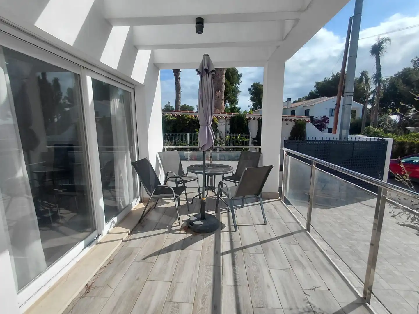 Terrassa de Casa o xalet en venda en La Nucia amb Aire condicionat, Jardí privat i Traster
