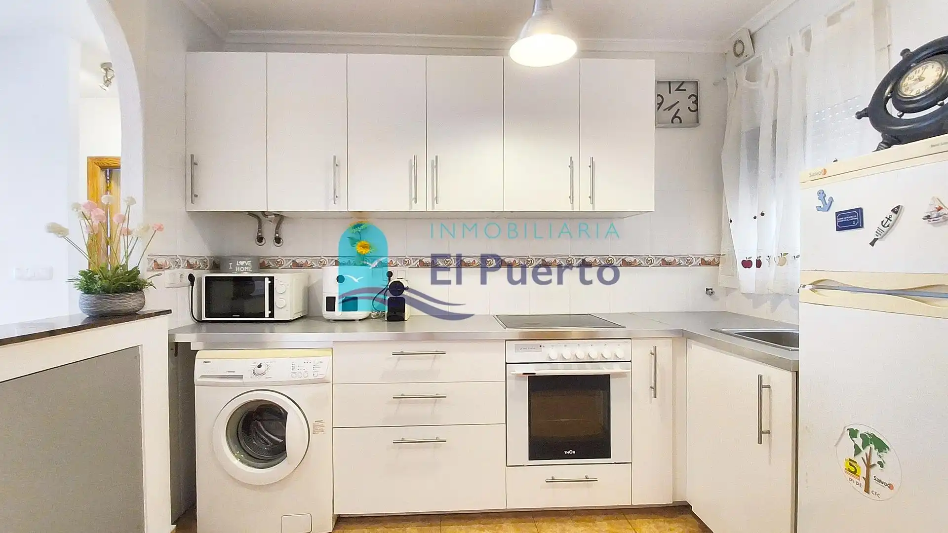 Cocina de Apartamento en venta en Mazarrón con Aire acondicionado, Calefacción y Terraza
