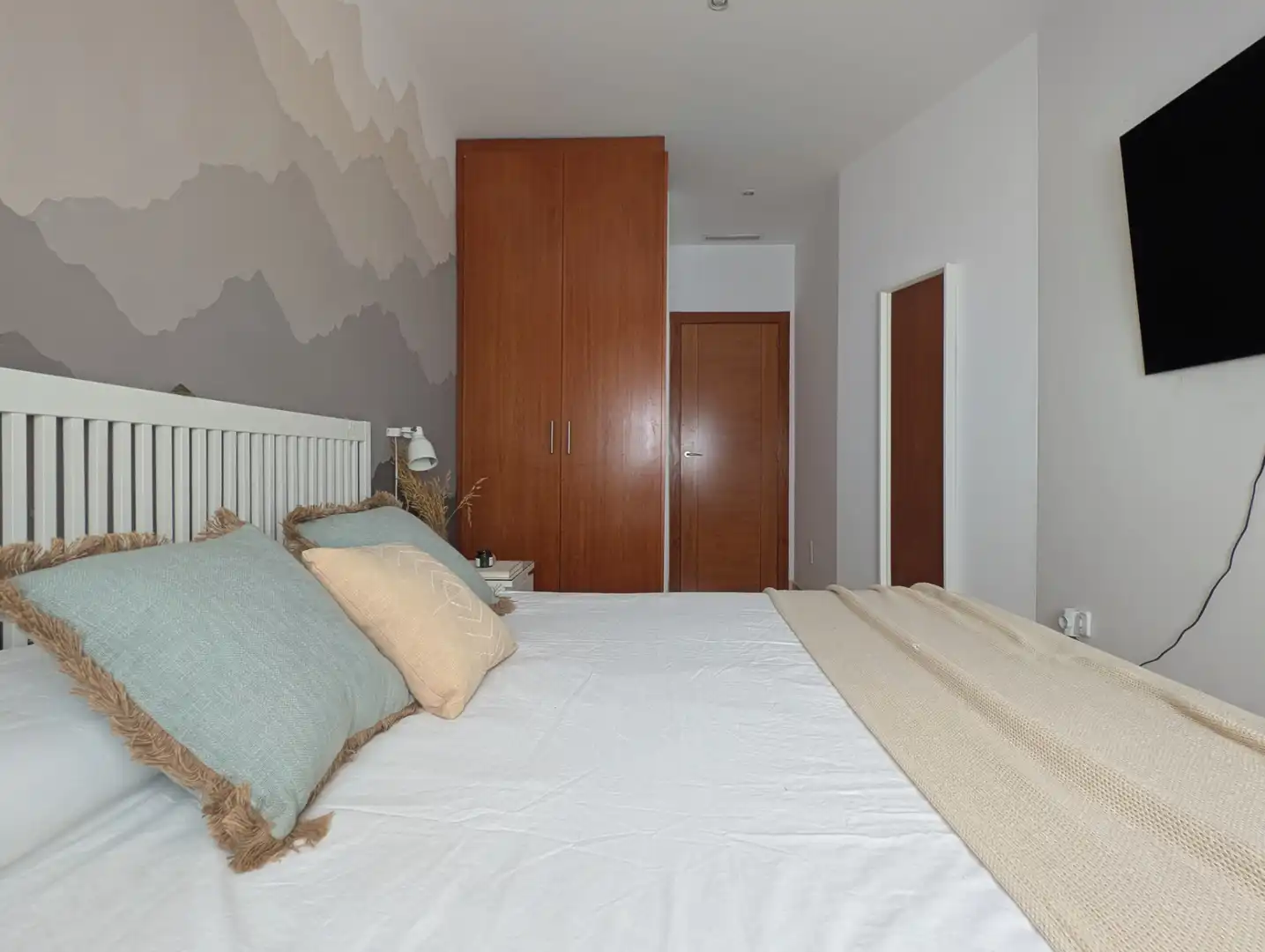 Schlafzimmer von Erdgeschoss zum Verkauf in Mataró mit Klimaanlage, Heizung und Terrasse