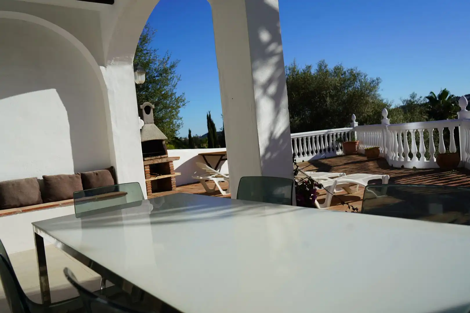 Terraza de Casa o chalet en venta en Mijas con Aire acondicionado, Jardín privado y Terraza