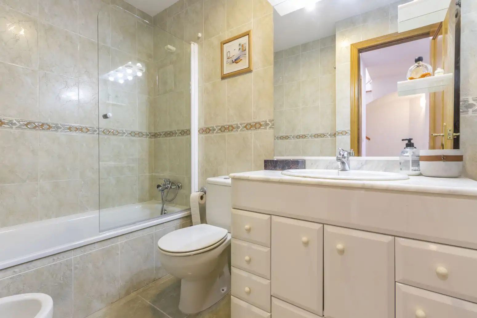 Baño de Casa o chalet de alquiler en Vinalesa con Aire acondicionado, Terraza y Amueblado
