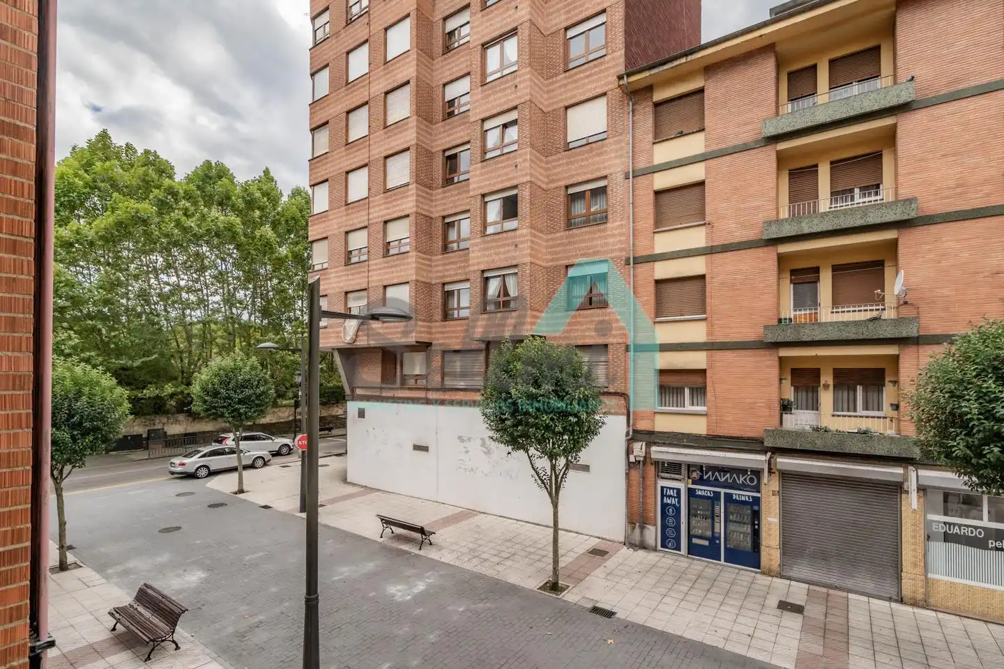 Vista exterior de Piso de alquiler en Oviedo  con Calefacción, Parquet y Terraza