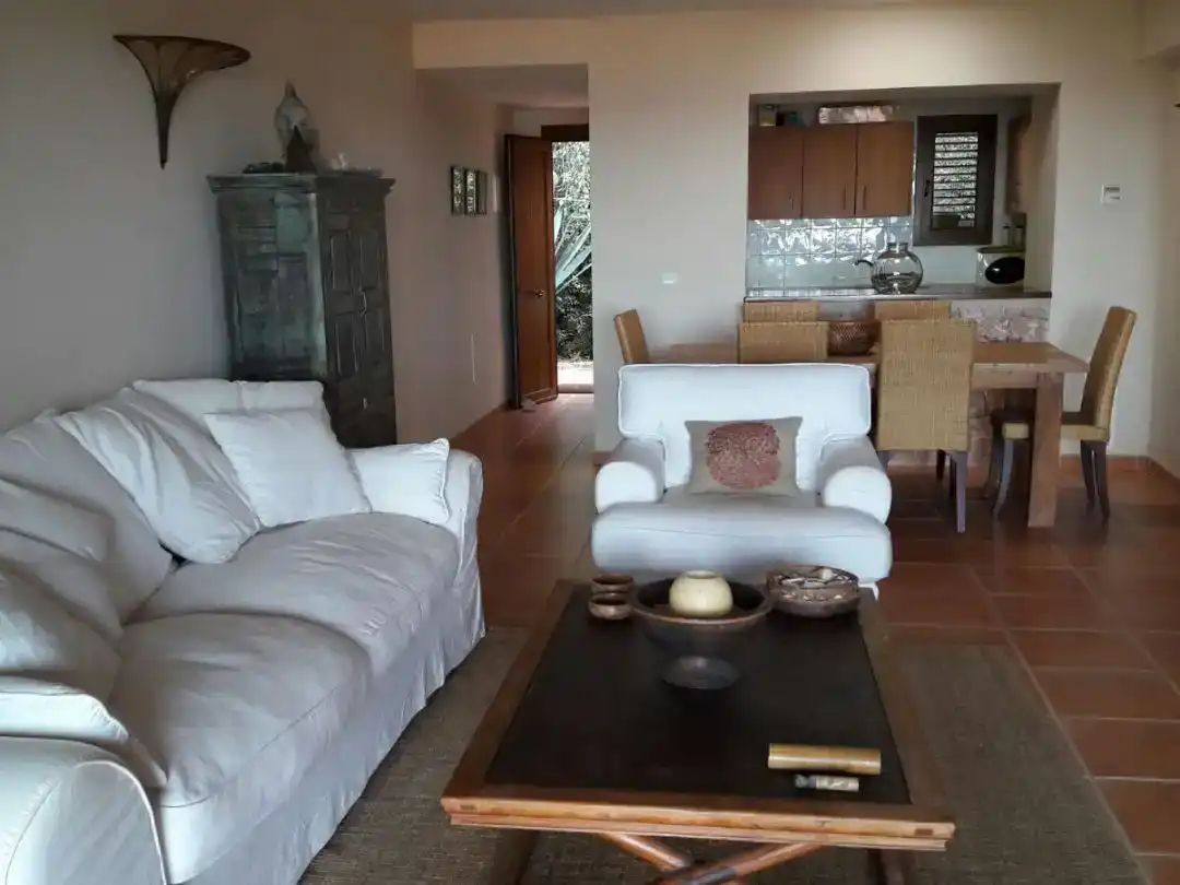 Wohnzimmer von Einfamilien-Reihenhaus zur Miete in Cala Vedella - Cala Tarida  