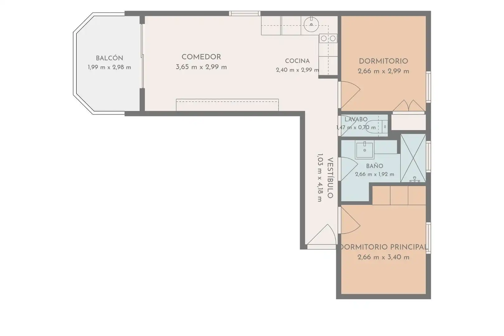 Wohnung mit Terrasse zum Verkauf in CARLES FAGES DE CLIMENT, imagen 28