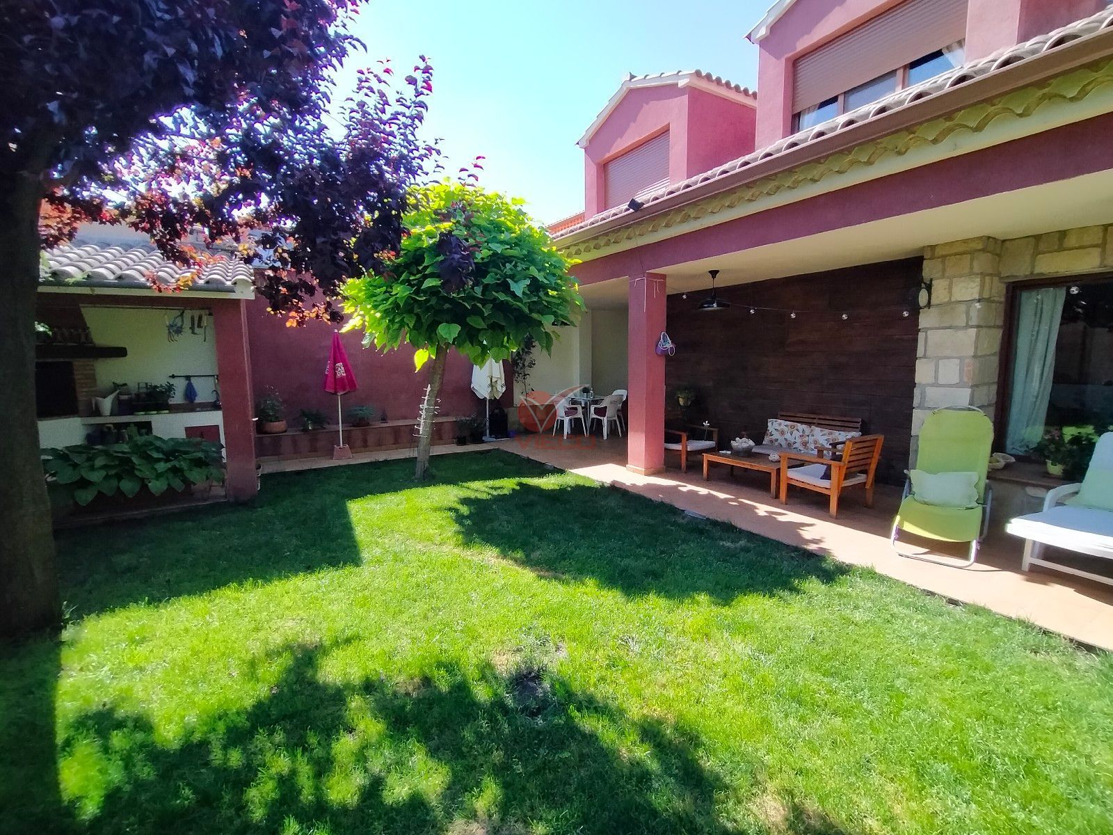 Jardí de Casa o xalet de lloguer en Sotorribas amb Calefacció