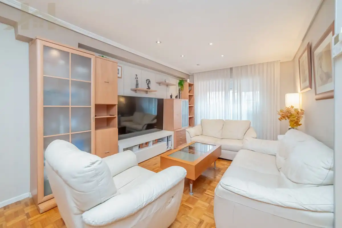 Sala d'estar de Pis en venda en Madrid amb Aire condicionat, Calefacció i Terrassa