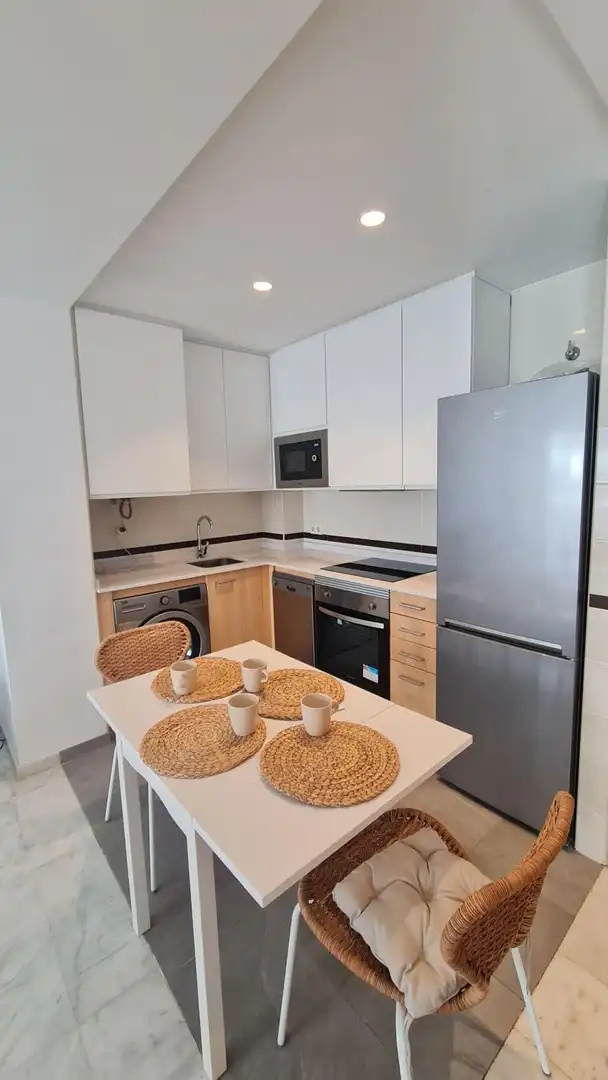 Kitchen of Flat for rent in Málaga  with Air Conditioner, Heating and Terrace