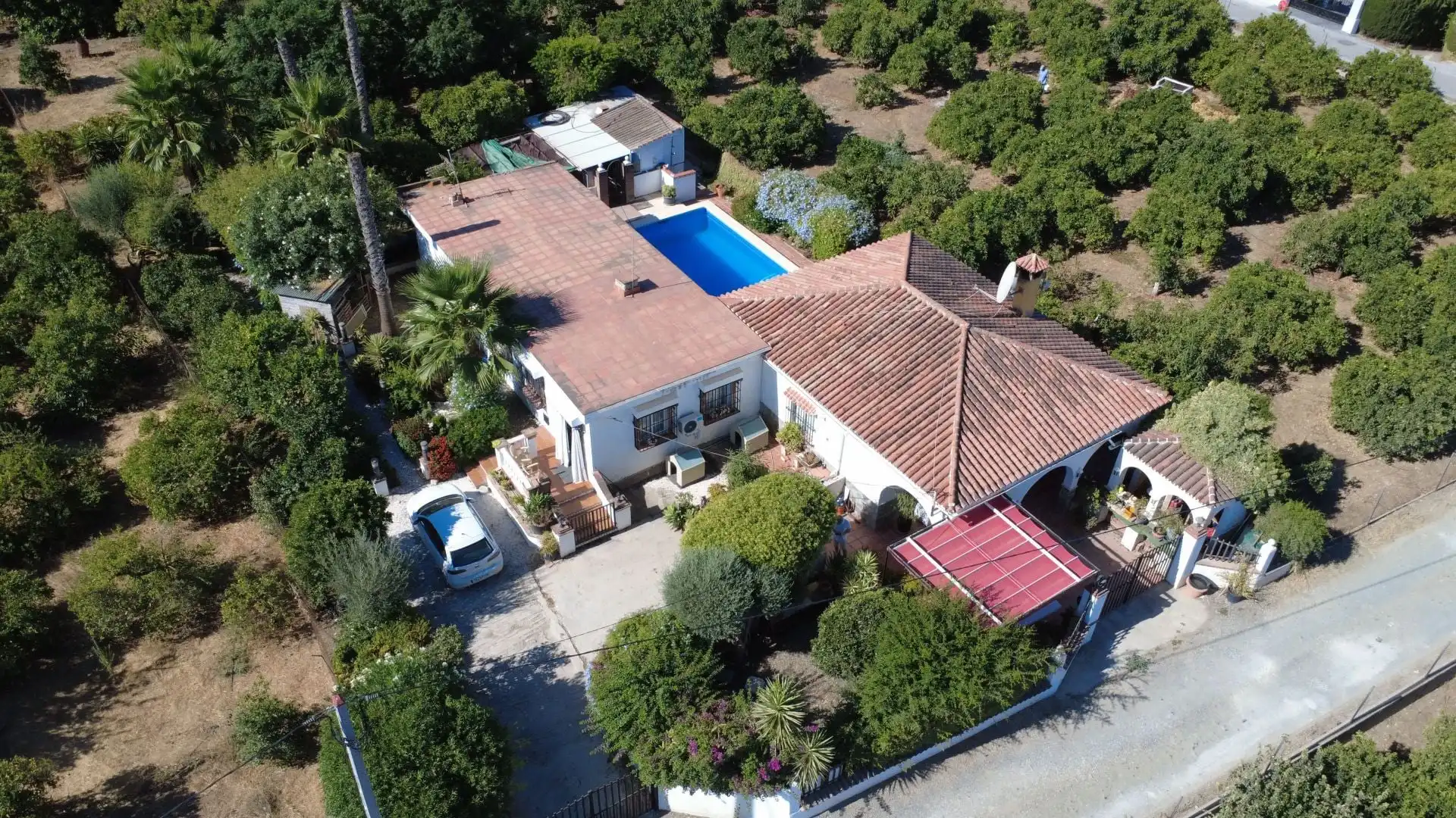 Exterior view of Country homes for sale in Alhaurín El Grande  with Air Conditioner and Swimming Pool