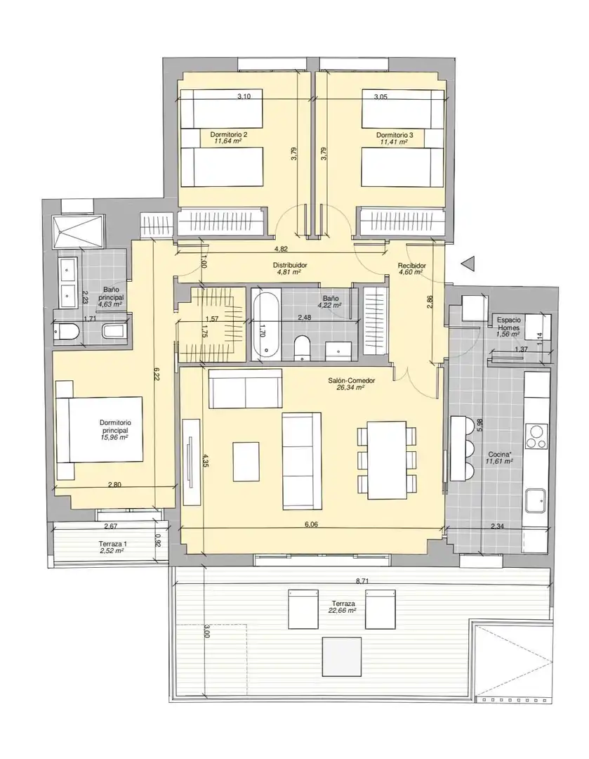 Apartamento en venta en Málaga con Aire acondicionado, Terraza y Piscina