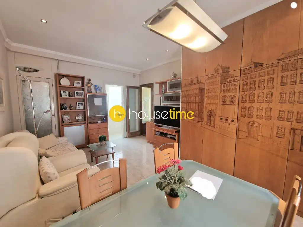 Sala de estar de Ático en venta en Barcelona