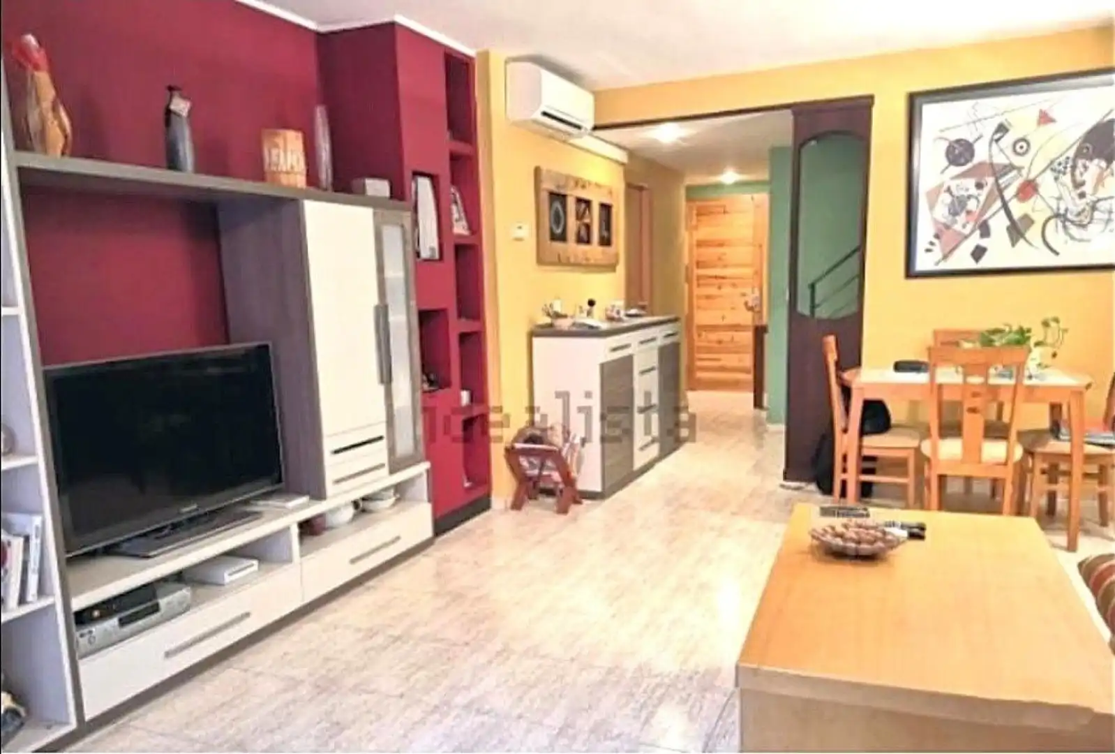 Sala de estar de Casa adosada en venta en Zuera con Terraza