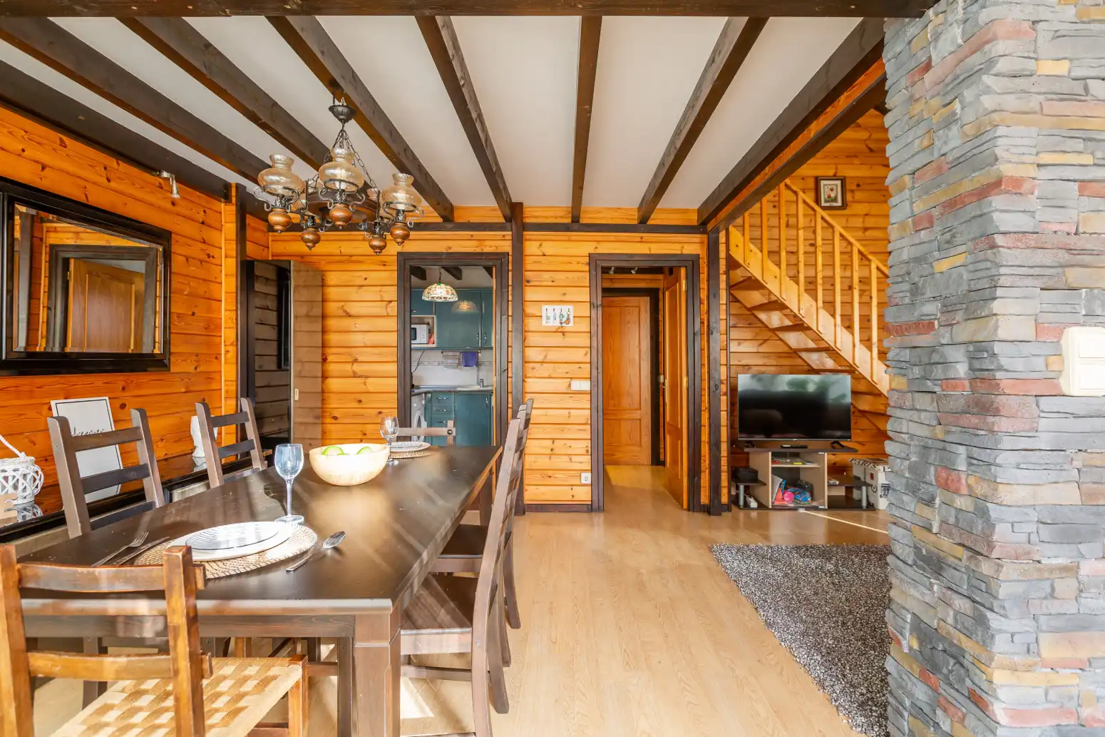 Comedor de Casa o chalet en venta en Ayegui / Aiegi con Aire acondicionado, Calefacción y Jardín privado