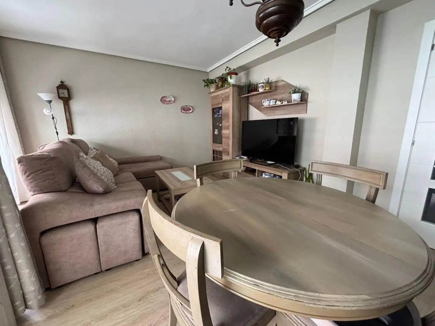 Dining room of Flat for sale in Elche / Elx  with Air Conditioner, Parquet flooring and Terrace